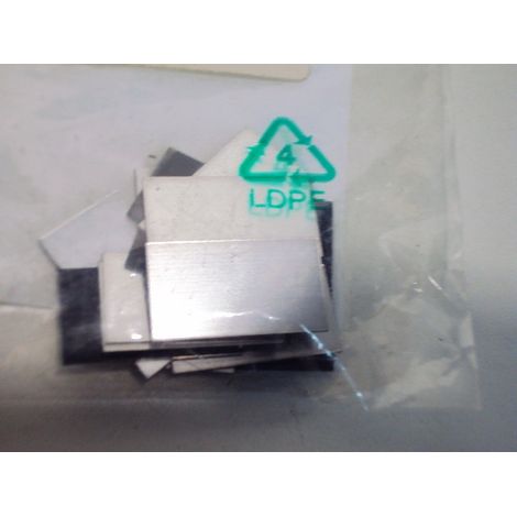 Plaque de nom blanche Ka1-8121 ABB 1SFA616920R8121