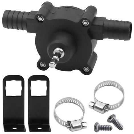 Pompe de perceuse électrique, pompe à eau mini pompe de perceuse électrique à main pompe auto-amorçante portable pompe de perceuse ménage petite pompe à eau pour la maison jardin, 6. 35Mm (1/5)