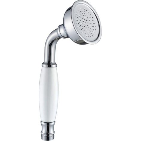 Pommeau de douche en laiton pulvérisateur de douche à main victorien traditionnel chromé poli (1/5)