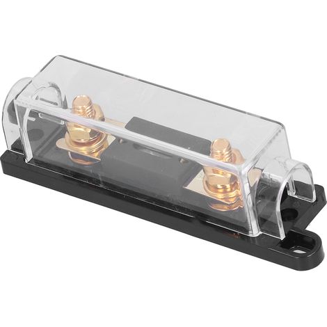 Boîtier porte-fusible AGU 100A pour amplificateur auto, protection électrique, câble 0/4 AWG (1/5)
