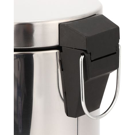 Poubelle à pédale en acier inoxydable de 3 litres pour usage domestique (1/5)
