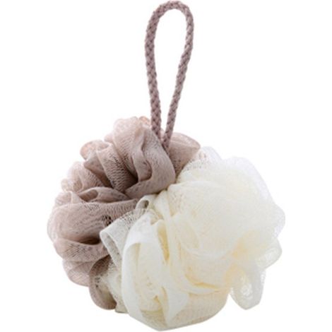 Esponja grande para baño y ducha de 40 g, bola de baño de malla suave con abundante espuma, verde claro (1/5)
