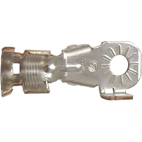 Terminale ad occhiello Foro 6 sezione 10-16 RVS-A L42