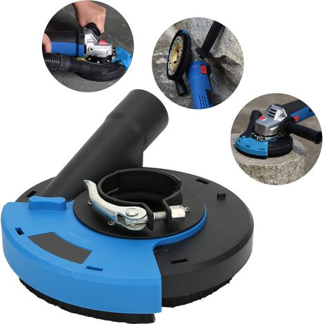 Couvercle anti-poussière de 12,7 cm (5 pouces), bleu et noir, en plastique PC et métal, pour meuleuses d'angle, accessoire (1/5)