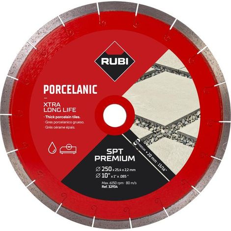 Disque spt 250 mm premium RUBI - 32934 (1/2)
