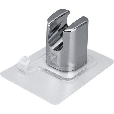 Support de pommeau de douche adhésif en plastique, sans clou, étanche, pour douchette de bidet, pour salle de bain de maison ou d'hôtel. (1/5)