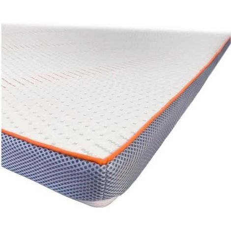 Surmatelas DODO ERGO LATEX - 140x190 cm - 100% Polyester Stretch Déhoussable