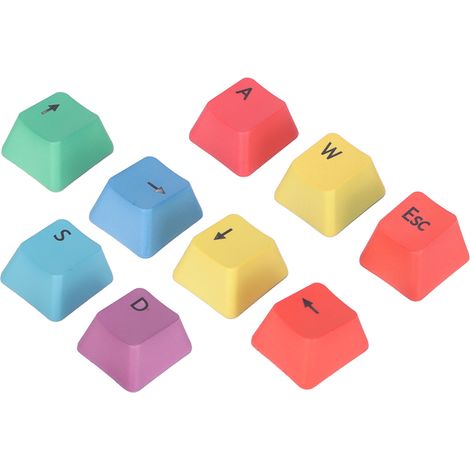 Touches de clavier à monter soi-même : finition soignée, aspect mat, design ergonomique, résistance à l’abrasion.