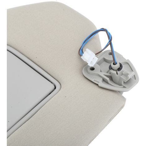 Linke Sonnenblende mit Beleuchtung, grau, für Nissan Pathfinder (2013–2018) und Infiniti QX60 (2014–2017) – Teilenummer: 96401-9PB0A (1/5)