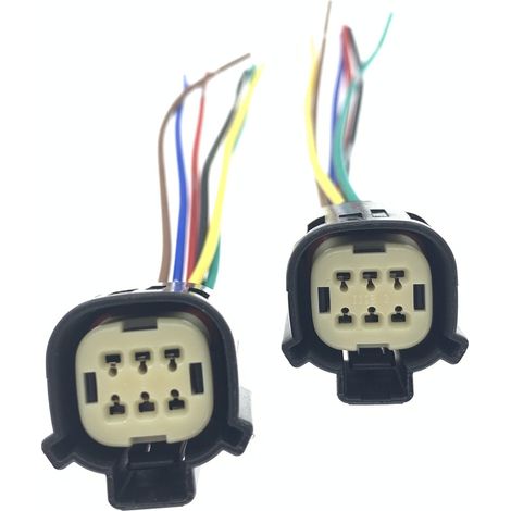 Suitable for headlight, fog light and daytime running light harness connectors on Ford Focus, Fiesta, Mondeo, Edge and Taurus. (1/5)