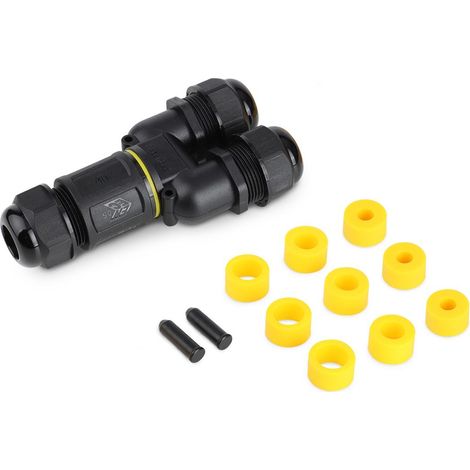 Y-Kabelverbinder 3-fach 3-polig Kabel 0.5-4mm² IP68 wasserdicht 24A 450V (1/3)