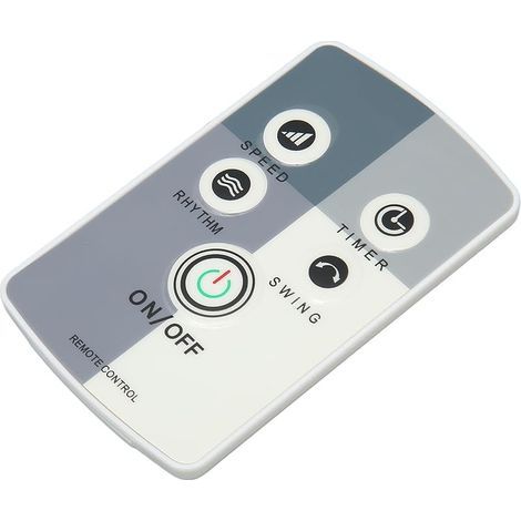 Telecomando universale di ricambio per ventilatori, con pulsanti luminosi e sensibili, realizzato in resistente materiale ABS. (1/5)
