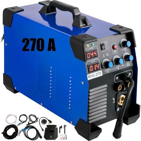 Version améliorée MIG Welder Machine à souder 270A MIG MMA TIG 3 en 1 Soudeuse Combo (1/5)