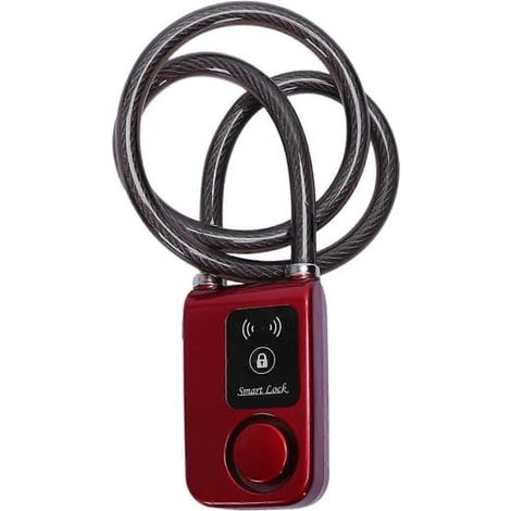 Antivol de vélo extérieur super intelligent avec application mobile, alarme intelligente et verrouillage Bluetooth étanche