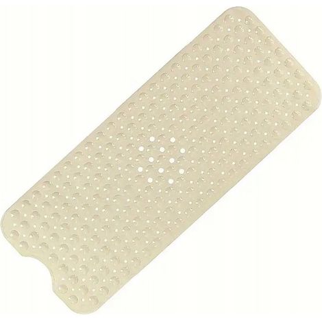 Alfombrilla de baño antideslizante extralarga para bañera, súper resistente, 100 x 40 cm.