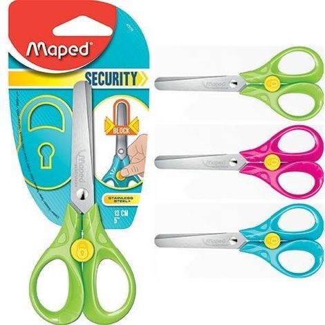 Tijeras de seguridad de 13 cm mapeadas