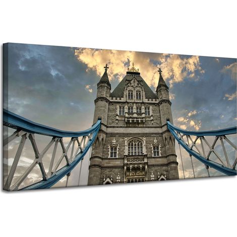 Lienzo impreso Arquitectura Puente de Inglaterra 120x60cm