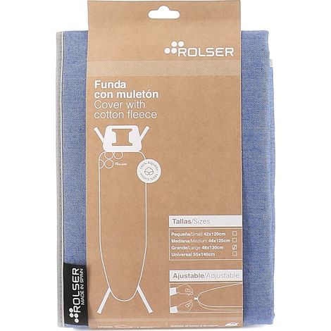 FUNDA MESA PLANCHAR NATURAL AZUL (1/4)