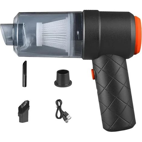 120-Watt-Akku-Handstaubsauger, kleine Größe, für Auto oder Zuhause.