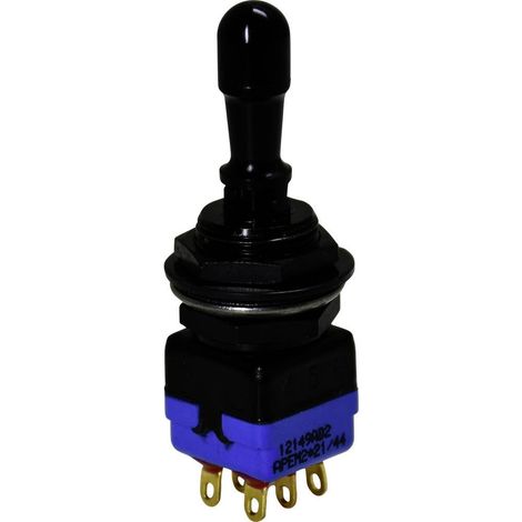 APEM 12149AD2GK-3V 12000 Serie Interruttore a levetta 1 pz.
