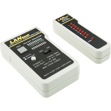 Testeur de câble RS PRO connecteur Coaxial, RJ45 ( Prix pour 1 )