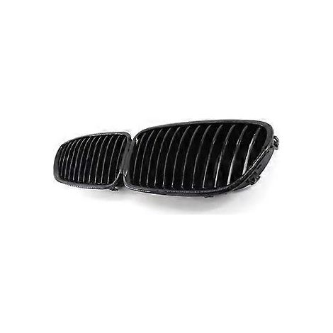 Modifizierter Frontgrill in hellem Schwarz 51137261356 51137261355 für 5er BMW F10 F18 528i 530i 535i 2010-2016