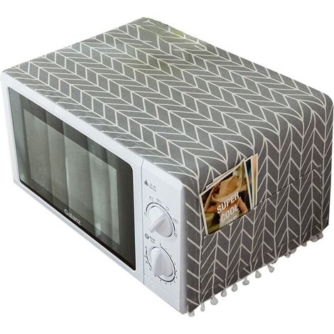 Housse micro-ondes - 1 housse, Housse anti-poussière pour four micro-ondes électrique décoration maison - Sans couleur spécifique (1/5)