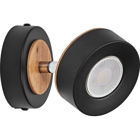 OSRAM DECOR SPOT PLUTO, 4,8W, 300lm, noir, spot, têtes réglables, utilisation polyvalente, spot d’intérieur, ton blanc chaud, finition supérieure, montage facile (1/5)