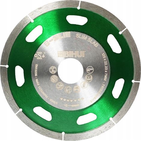 Disco da taglio per piastrelle segmentato stretto BIHUI 125 mm DCDS125 (1/4)