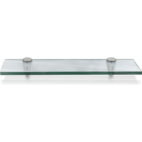 Jopassy Ripiano, Ripiano a parete, Ripiano in vetro, Contenitore in vetro Trasparente 60 x 10 cm (1/5)