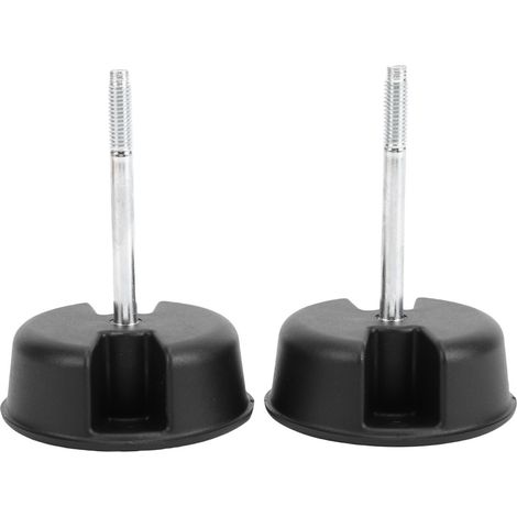 Kit de montaje para panel de techo rígido Jeep (2 piezas) - Plástico negro/Tornillos y perillas de metal - Compatible con Jeep JK Unlimited de 2/4 puertas (2007-2019) - Reemplaza la pieza original 1CJ (1/5)