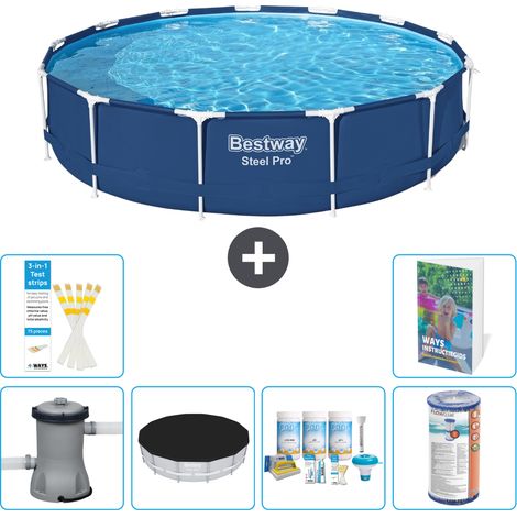 Bestway Steel Pro Rund - 396x84 cm - 7-teilig S208