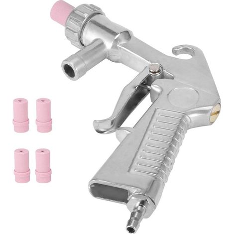 sableuse pneumatique,Kit de pistolet de sablage, sableuse portative pour le dérouillage par sablage abrasif, pour le nettoyage de la rouille, de la saleté, de la peinture, de la gravure sur verre (1/5)