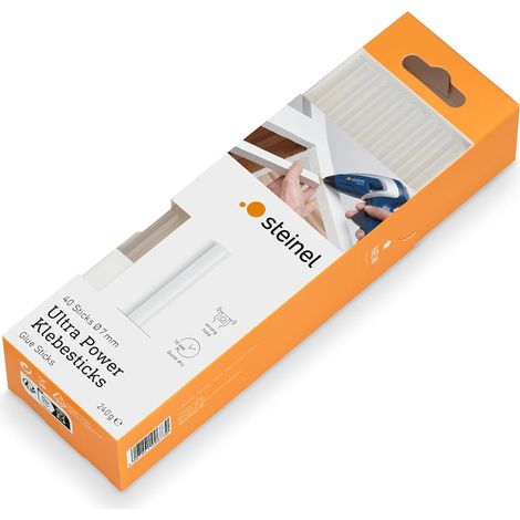Bâtons de colle ULTRA POWER Ø 7mm - stylo á colle chaude universelle, longueur de 150mm, emballage de 240g (1/5)