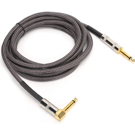 Câble Audio 6.35mm pour Guitare Électrique 1/4 de Pouce - 6m / 19.7ft - Pièce d'Instrument de Musique JD6212 (1/5)