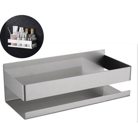 Etagere De Douche - Auto-adhesif Sans Perçage - Pour Carrelage Verre Metal - 3 Niveaux - 1 Piece (1/5)