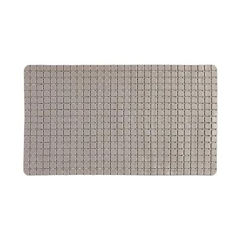 Tappeto Antiscivolo In PVC Per Doccia Mosaico Tortora 40x70 Cm (1/2)