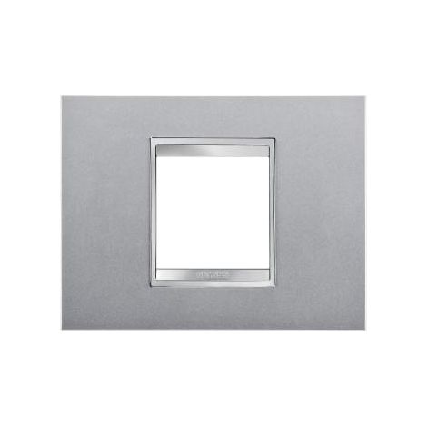 PLAQUE LUX 2P TITANE GEWISS GW16202VT