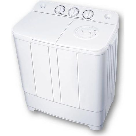 Machine à laver compacte 4 kg – Vitesse d'essorage 1400 tours/min – Tambour inox – Système d'évacuation gravitationnel – Ravanson