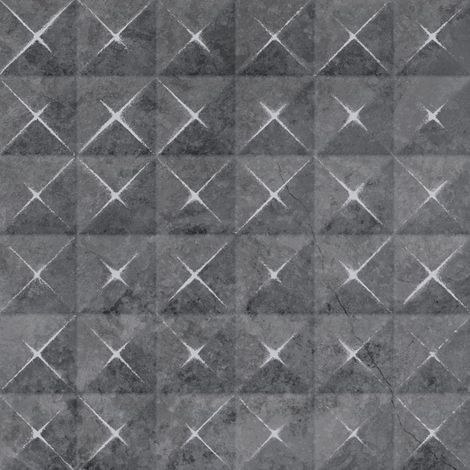Carrelage imitation pierre Talana noir  29.3x29.3 cm (1/2)