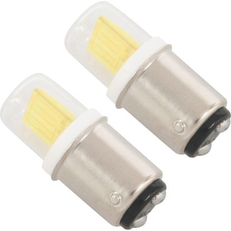 2x Ba15d Ampoule LED 3w 110v 220v Ac Non-dimming 300 Lumens Cob 1511 Led Lampe Blanc Pour Chandeli (1/5)