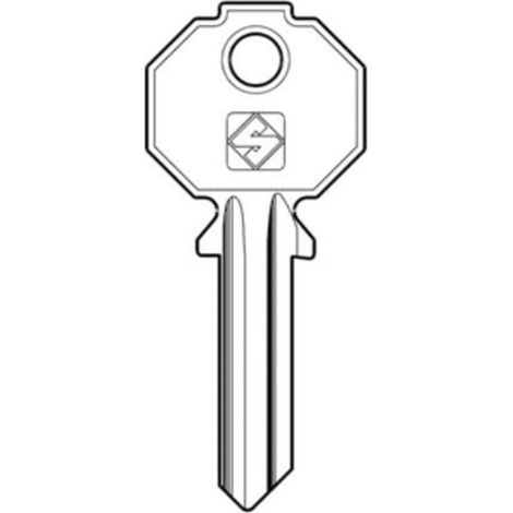 10 x SILCA PF072 CHIAVE PROFILO ACCIAIO