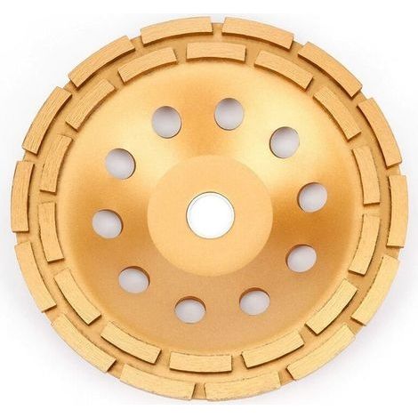 Diamant Meule 230 x 22,23 mm - Turbo Diamant Meule Boisseau pour Béton, Granit, Pierre, Marbre, Pierre, Maçonnerie, Brique, Crépi, Béton ciré (1/4)