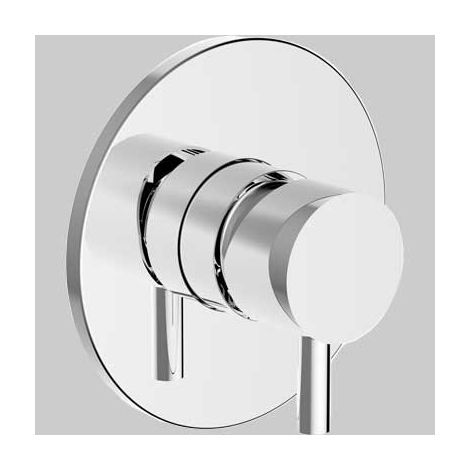 Piastra e leva monocomando con deviatore 2 vie - Teorema  Jabil 25 - Standard