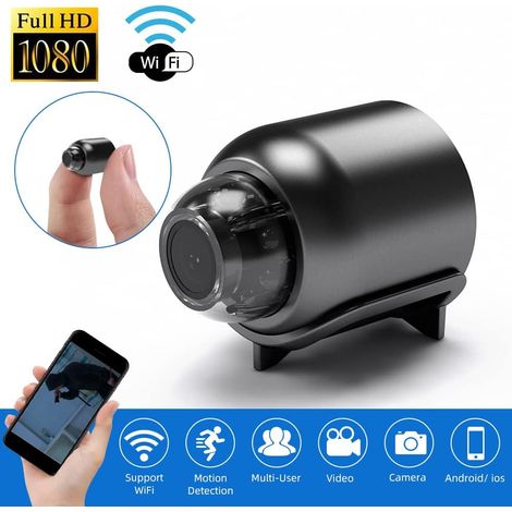 Mini Caméra De Sécurité - Caméra Espion Grand Angle 1080p Wifi Cachée Avec Détection De Mouvement - Plus Petite Caméra Sans Fil (1/5)