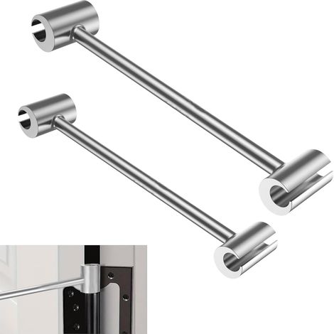 Redresse Gond Porte, 2 pièces Réglage Charnière De Porte, Clé Réglage Des écarts Charnières, Outils De Réglage De Charnière De Porte, pour La Réparation de Charnières sur Porte (1/5)