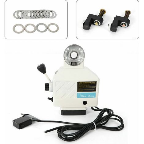 Asse X-asse avanzamento per tavolo di fresatura, motore di avanzamento da 135 lb, Power Table Feed per macchina da fresatura Bridgeport, avanzamento del tavolo di fresatura, 220 V