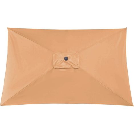 Auvent de Remplacement pour Parasol de Terrasse Toile de rechange pour parasol d'extérieur Épais et résistant pour extérieur Kaki (1/5)