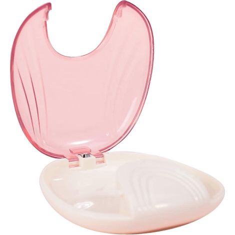 Boîte de rangement orthodontique pour prothèses dentaires ou appareils dentaires - Rose (1/5)