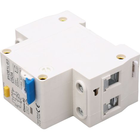 1P+N 50A 230V AC Leitungsschutzschalter MCB Fehlerstromschutz DIN-Schienenschalter Sicherheit (1/5)